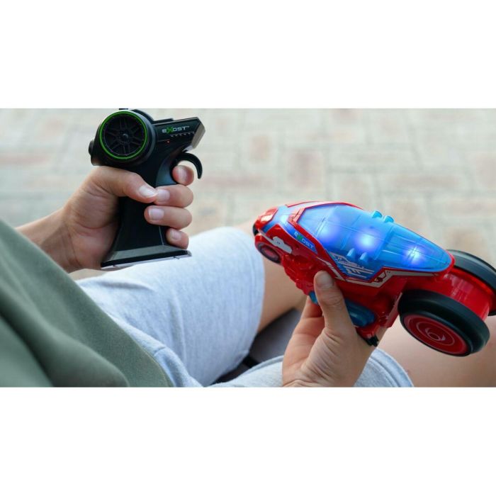 EXOST MOTODRIFT X LED AAAOS97004 - Moto Teledirigida 2.4 GHz 1:18, Roja 23 cm - Para Niños +5 Años 5