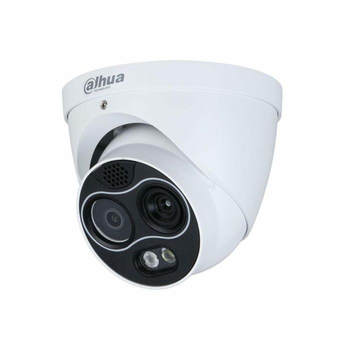 Dahua DHI-TPC-DF1241-B2F2-DW-S2 Cámara IP Domo Lite Híbrida Térmica + Visible 256x192 4MP 2+2mm PoE IP67 IK10