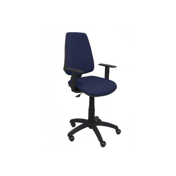 Silla Piqueras Y Crespo Elche Cp Brazos Regulables Mecanismo Contacto Permanente Regulacion De Profundidad Ruedas De Parquet Asiento Y Respaldo Tapizado Bali Azul Marino