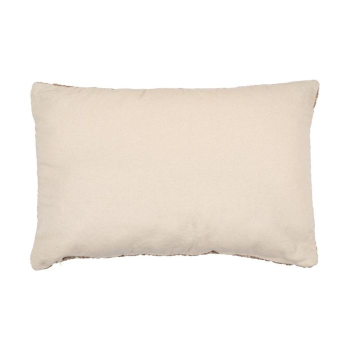 Cojín Blanco-Verde Algodón / Poliéster 40 X 60 cm