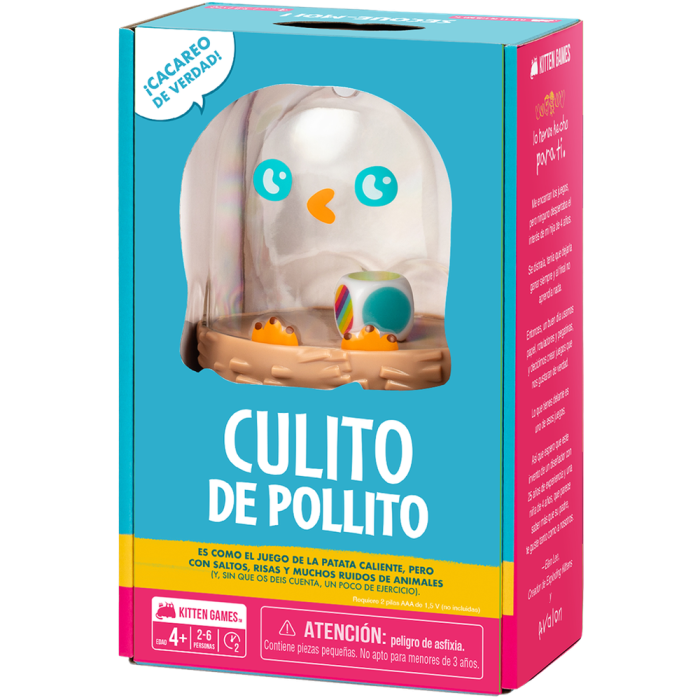 Exploding Kittens Juego de Mesa Culito de Pollito - Juego de Cartas Familiar Agita el Pollito - 2-6 Jugadores - Edad 4+ - 15 min Exploding Kittens Juego de Mesa Culito de Pollito - Juego de Cartas Familiar Agita el Pollito - 2-6 Jugadores - Edad 4+ - 15 min