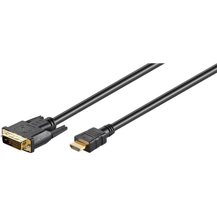 MicroConnect Cable HDMI a DVI-D (24+1) Doble Enlace para Monitor/PC/Portátil/Audio/Video - 10m