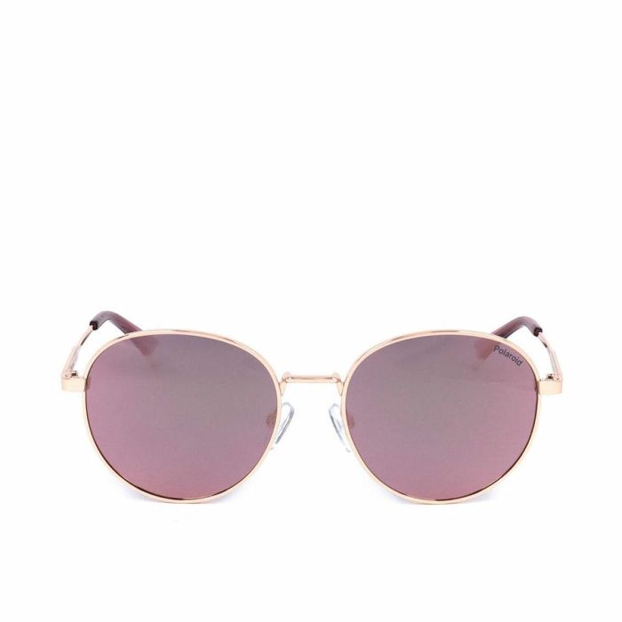 Polaroid PLD 4135/S/X Gafas de Sol para Hombre - Montura Redonda de Acero Inoxidable, 145 mm