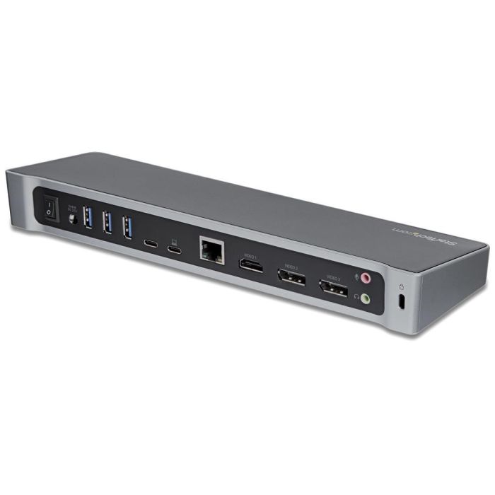 Hub USB Startech DK30CH2DEPUE Negro Negro/Plateado Plateado 100 W 1 Hub USB Startech DK30CH2DEPUE Negro Negro/Plateado Plateado 100 W 1