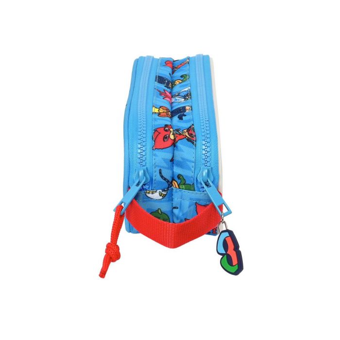 Portatodo Doble PJ Masks Azul 21 x 8 x 6 cm 2