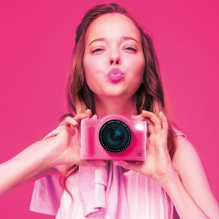 Canal Toys CTCLK042 Cámara Digital Pop Creador de Fotos Rosa con Tarjeta SD 32GB incluida 4 Canal Toys CTCLK042 Cámara Digital Pop Creador de Fotos Rosa con Tarjeta SD 32GB incluida 4