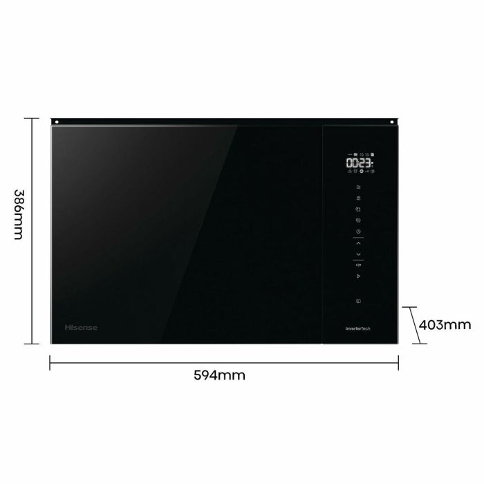 Microondas con Grill Hisense Negro 900 W 25 L 11 Microondas con Grill Hisense Negro 900 W 25 L 11