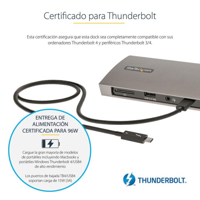 Hub USB Startech TB4CDOCKUE 8 Hub USB Startech TB4CDOCKUE 8