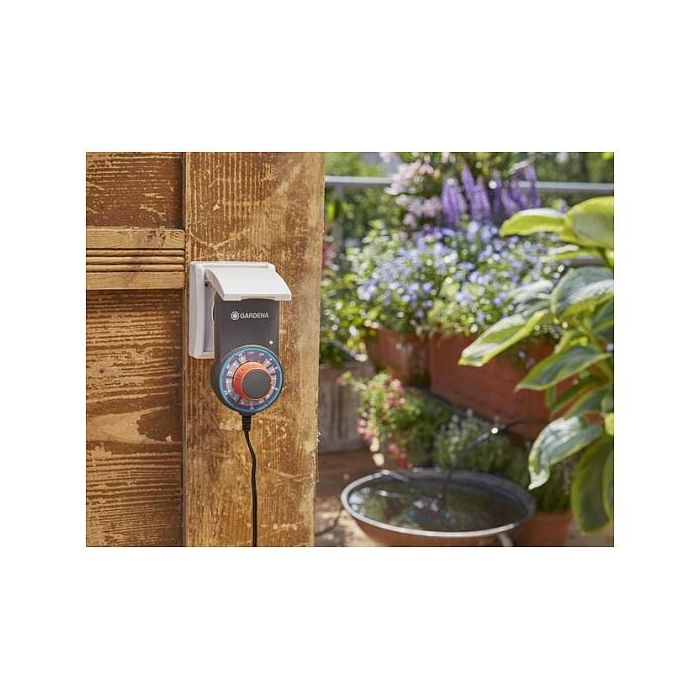 GARDENA 1407-20 City Gardening Balkon Bewässerung para 5-6 m², Sistema de Riego por Goteo, Manguera 10 m, 4.6 mm, 25 Goteros, Negro/Gris, Origen Alemania