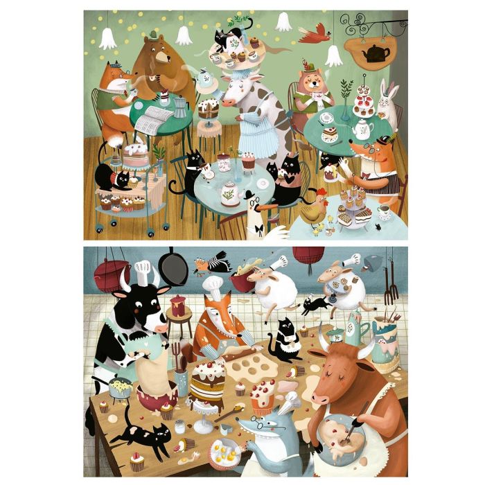 Educa Puzzle 2X48 Cuentos Del Bosque 19687 Rompecabezas Infantil +4 Años 1