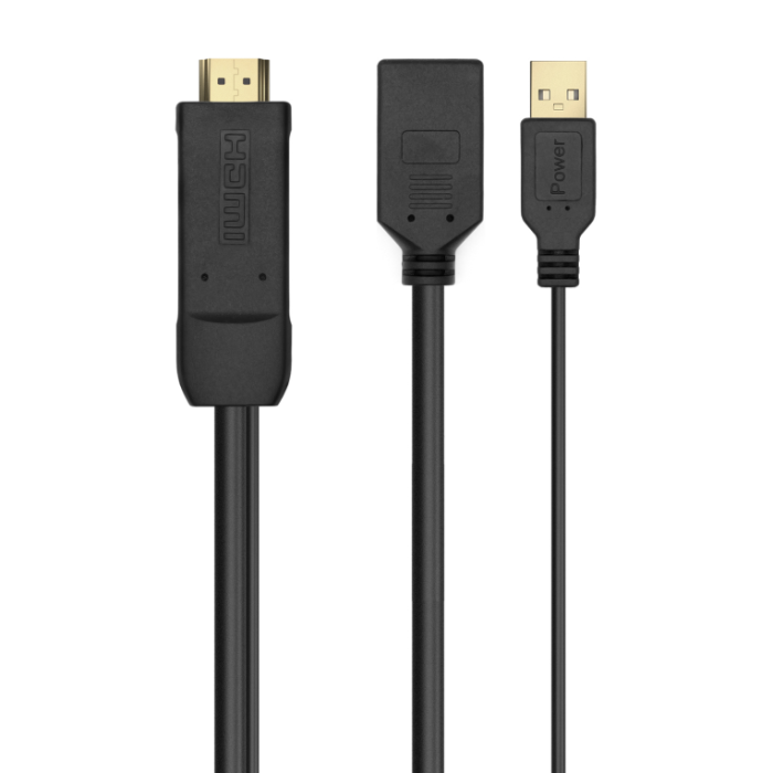 Cable Conversor 4K Aisens A122-0642/ HDMI Macho - DisplayPort Hembra - USB Macho/ Hasta 10W/ 2250Mbps/ 10cm + 10cm/ Negro Cable Conversor 4K Aisens A122-0642/ HDMI Macho - DisplayPort Hembra - USB Macho/ Hasta 10W/ 2250Mbps/ 10cm + 10cm/ Negro