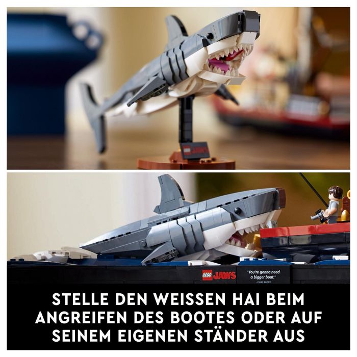 LEGO 21350 Ideas Tiburón Juego Construcción 1503 Piezas