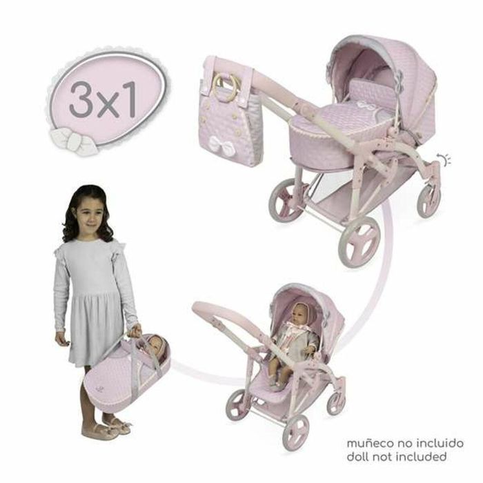 Decuevas Coche de Muñeca 3x1 Plegable Sophie para Muñecas hasta 48 cm - Edad 3+ Años, Material: Metal, Plástico, Poliéster 7 Decuevas Coche de Muñeca 3x1 Plegable Sophie para Muñecas hasta 48 cm - Edad 3+ Años, Material: Metal, Plástico, Poliéster 7