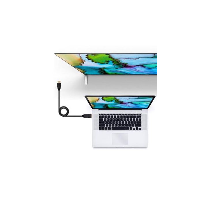 Nano Cable 10.15.4310 Cable Conversor Displayport Macho a HDMI Macho 10m Negro