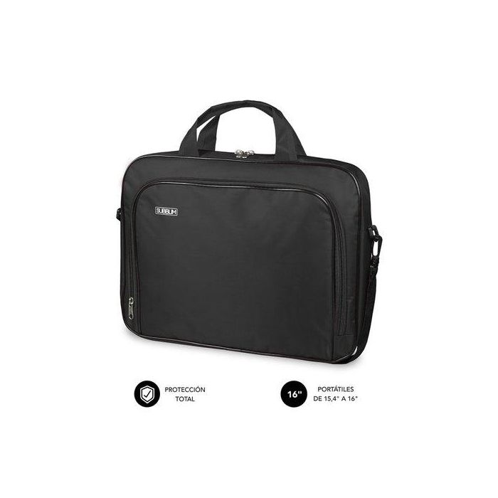 SUBBLIM Maletin Oxford Laptop Bag 15,4-16" Black