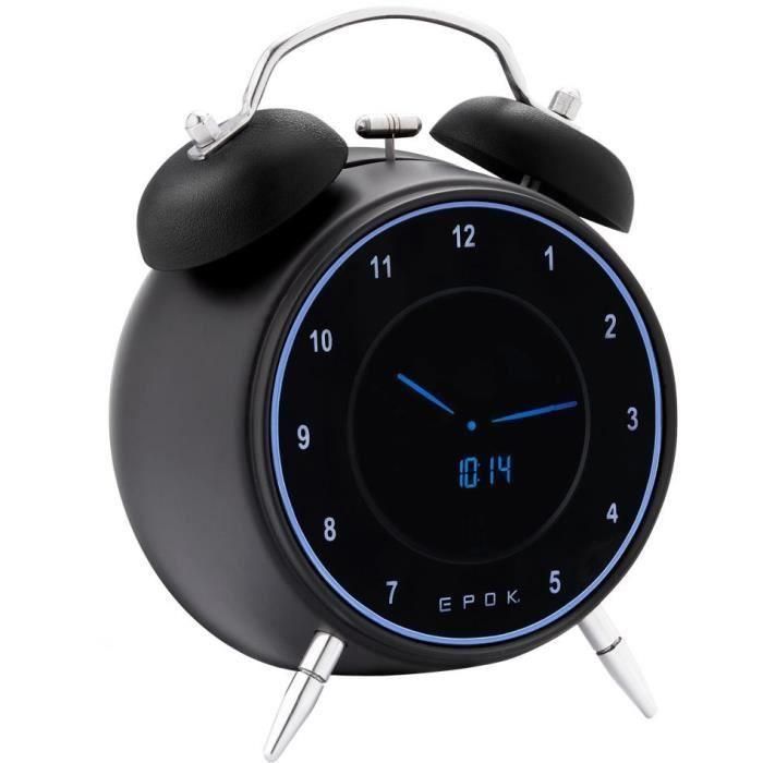 BIGBEN RR90EPOKN EPOK Radio reloj despertador - Doble alarma - Negro 3