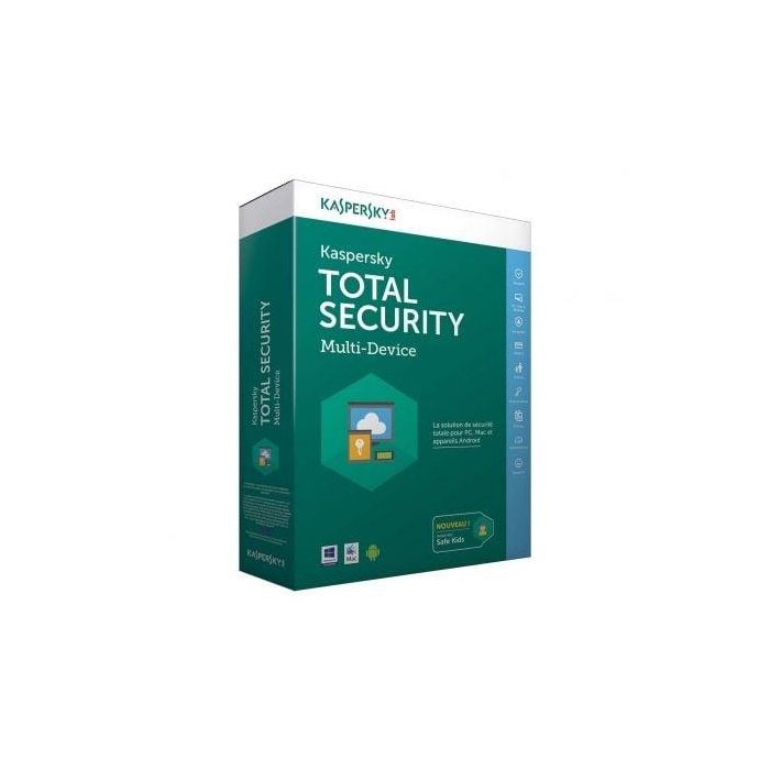 ANTIVIRUS KASPERSKY TOTAL SECURITY MULTI DEVICE 2017 - 3 LICENCIAS / 1 AÑO - NO CD - GESTIÓN CONTRASEÑAS - PROTECCIÓN ARCHIVOS - PC / MAC / ANDROID ANTIVIRUS KASPERSKY TOTAL SECURITY MULTI DEVICE 2017 - 3 LICENCIAS / 1 AÑO - NO CD - GESTIÓN CONTRASEÑAS - PROTECCIÓN ARCHIVOS - PC / MAC / ANDROID