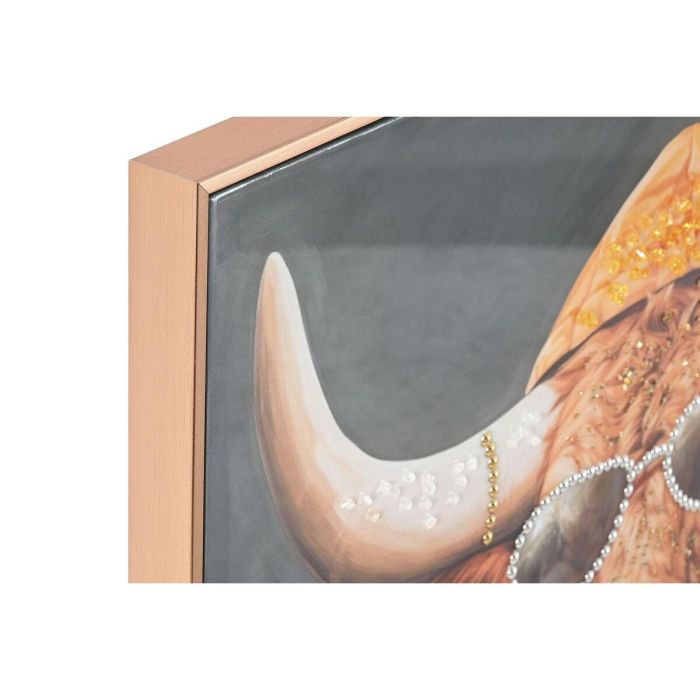 Cuadro Moderno DKD Home Decor Naranja Gris 4.5 x 82 x 82 cm (2 Unidades) 4 Cuadro Moderno DKD Home Decor Naranja Gris 4.5 x 82 x 82 cm (2 Unidades) 4
