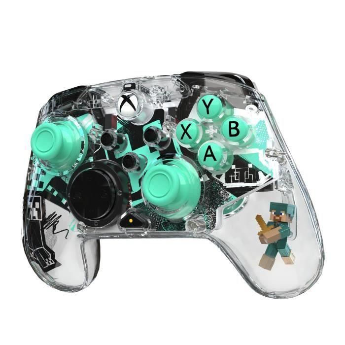 PDP PDP0708056074067 Gamepad Inalámbrico Edición Minecraft Diamond Transparente para Xbox Series X|S, Xbox One y PC 2 PDP PDP0708056074067 Gamepad Inalámbrico Edición Minecraft Diamond Transparente para Xbox Series X|S, Xbox One y PC 2