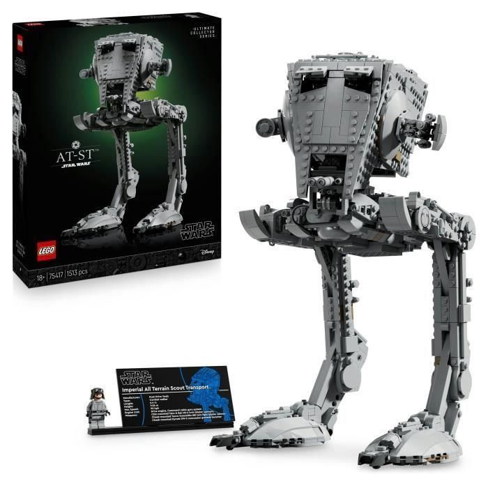 Lego 75417 Star Wars AT-ST Walker - Set de construcción para adultos - Decoración