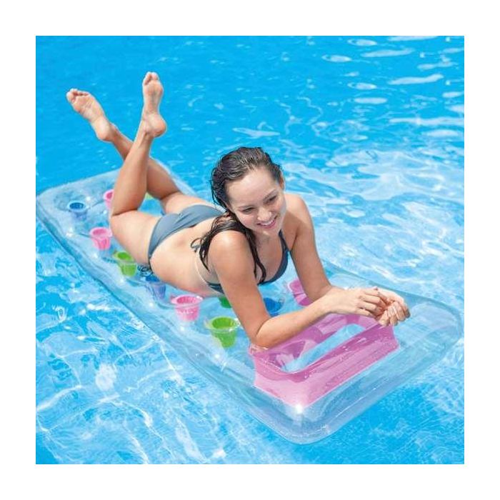 Intex Colchoneta 18 Vasos transparentes 188x71 cm - Modelos Surtidos 4 Intex Colchoneta 18 Vasos transparentes 188x71 cm - Modelos Surtidos 4