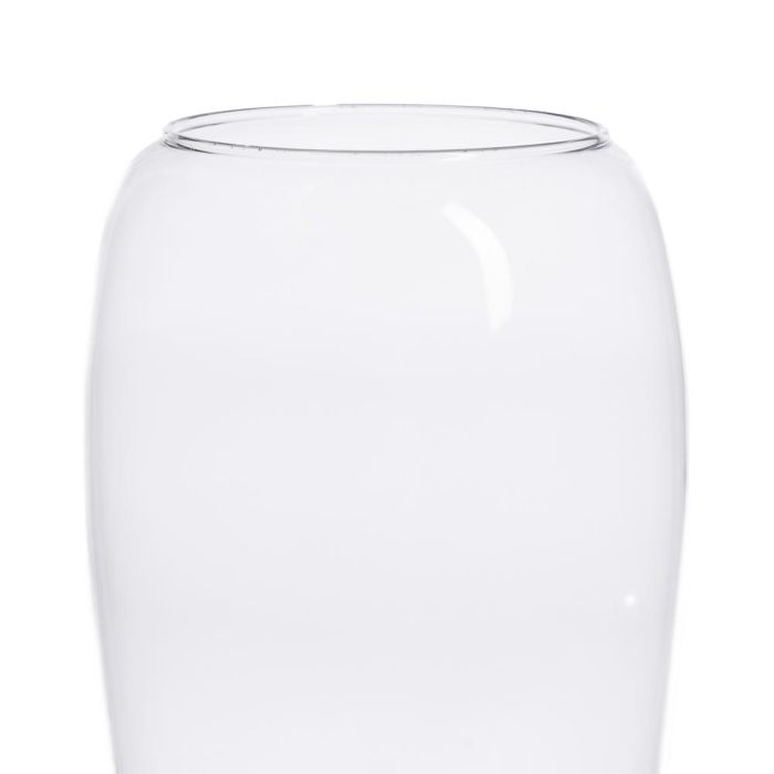 Jarrón Decoración Transparente Cristal 16,50 X 16,50 X 30 cm