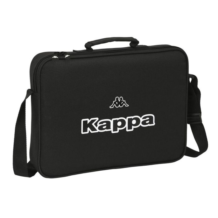 Cartera Escolar Kappa Black Negro (38 x 28 x 6 cm) Cartera Escolar Kappa Black Negro (38 x 28 x 6 cm)