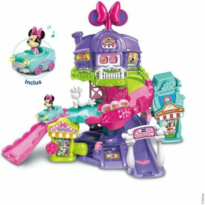 Playset de Vehículos Vtech Minnie's Enchanted World con sonido 2 Playset de Vehículos Vtech Minnie's Enchanted World con sonido 2