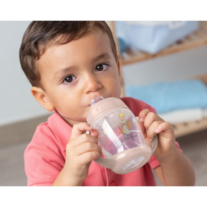 KioKids Vaso de Aprendizaje El Principito Step 1 para Bebé +6 Meses 270ml Beige 1