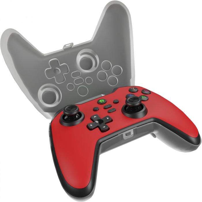 GENESIS Mangan 400 Gamepad Inalámbrico Bluetooth Rojo para Android, Mac, Nintendo Switch, PC, iOS Analógico/Digital con Vibración y 15h Autonomía 13 GENESIS Mangan 400 Gamepad Inalámbrico Bluetooth Rojo para Android, Mac, Nintendo Switch, PC, iOS Analógico/Digital con Vibración y 15h Autonomía 13