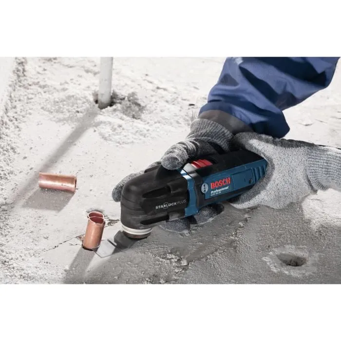 Bosch Professional GOP30-28 Herramienta Multifunción 300W con Hoja de Madera y Metal, StarlockPlus 3