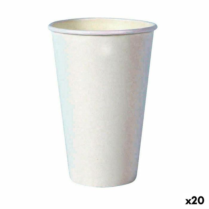 Set de Vasos Algon Desechables Cartón Blanco 35 Piezas 350 ml (20 Unidades) Set de Vasos Algon Desechables Cartón Blanco 35 Piezas 350 ml (20 Unidades)