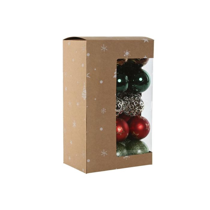 DKD Home Decor Bolas de Navidad Tradicionales Set 30 Unidades de 6cm - Decoración Multicolor PVC (Paquete 12x30x18cm) 0 DKD Home Decor Bolas de Navidad Tradicionales Set 30 Unidades de 6cm - Decoración Multicolor PVC (Paquete 12x30x18cm) 0