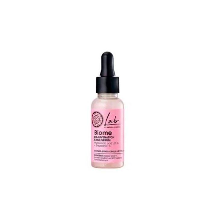 NATURA SIBERICA Biome Serum Facial Rejuvenecedor con Ácido Hialurónico y Escualano 30ml: Hidrata, Mejora Elasticidad y Tono