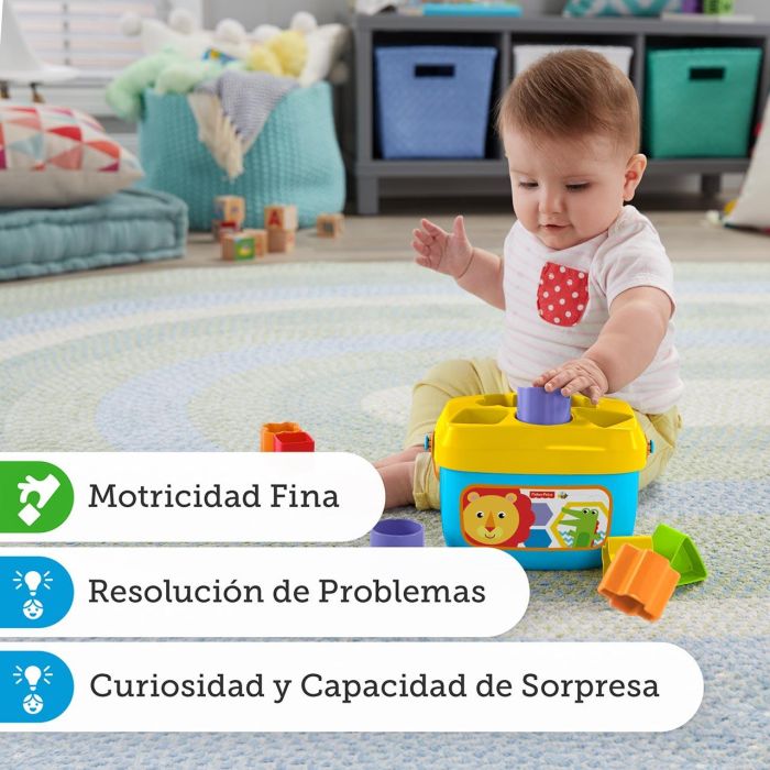 Fisher-Price Ffc84 Bloques Infantiles para Bebés, Cubo de Actividades para Apilar y Encajar Formas y Colores, +6 meses 4 Fisher-Price Ffc84 Bloques Infantiles para Bebés, Cubo de Actividades para Apilar y Encajar Formas y Colores, +6 meses 4