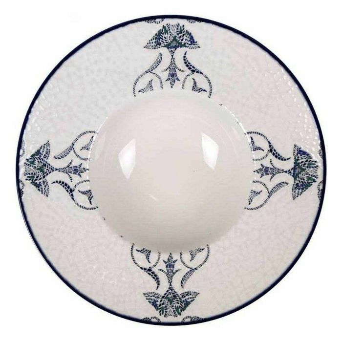 Plato para Pasta La Mediterránea Rosetta Porcelana Ø 28 cm (6 Unidades) 2