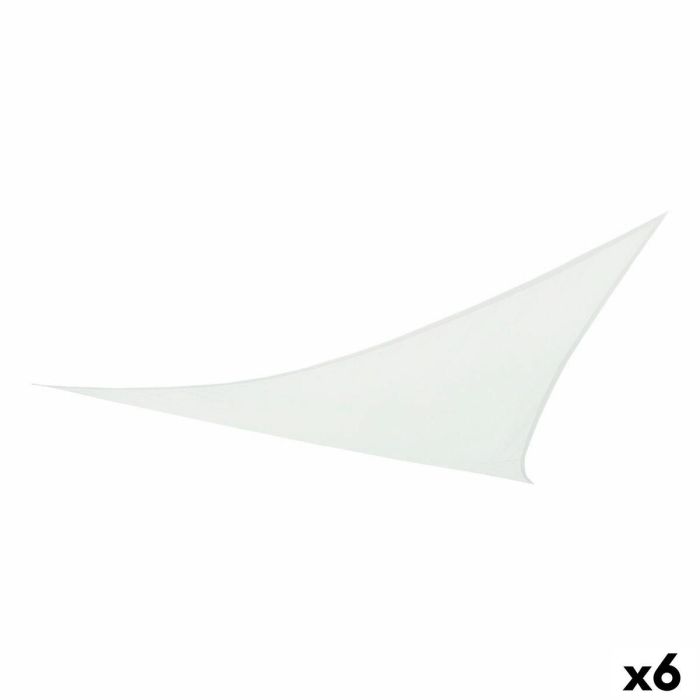 Vela de sombra Aktive 360 x 0,5 x 360 cm Triangular (6 Unidades) 3