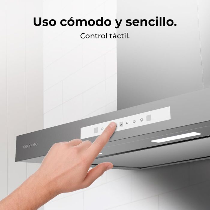 Cecotec Campana Convencional Bolero Flux TT 908000 Slim 90 cm Blanco A++ 3 velocidades 13 Cecotec Campana Convencional Bolero Flux TT 908000 Slim 90 cm Blanco A++ 3 velocidades 13