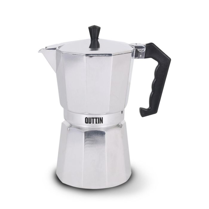 Cafetera de aluminio para 9 servicios por inducción Quttin (6 Unidades) 7 Cafetera de aluminio para 9 servicios por inducción Quttin (6 Unidades) 7