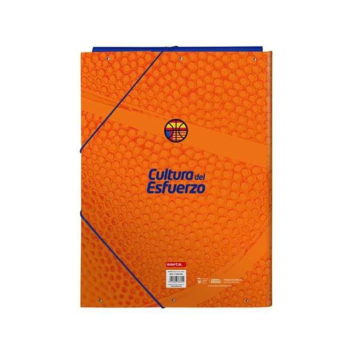 Safta Carpeta folio 3 solapas Valencia Basket 26x33,5x2,5cm 4
