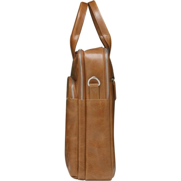 dbramante1928 Kronborg 16" Tan (2nd Gen) – Bolso para portátil de piel plena flor, color coñac 3