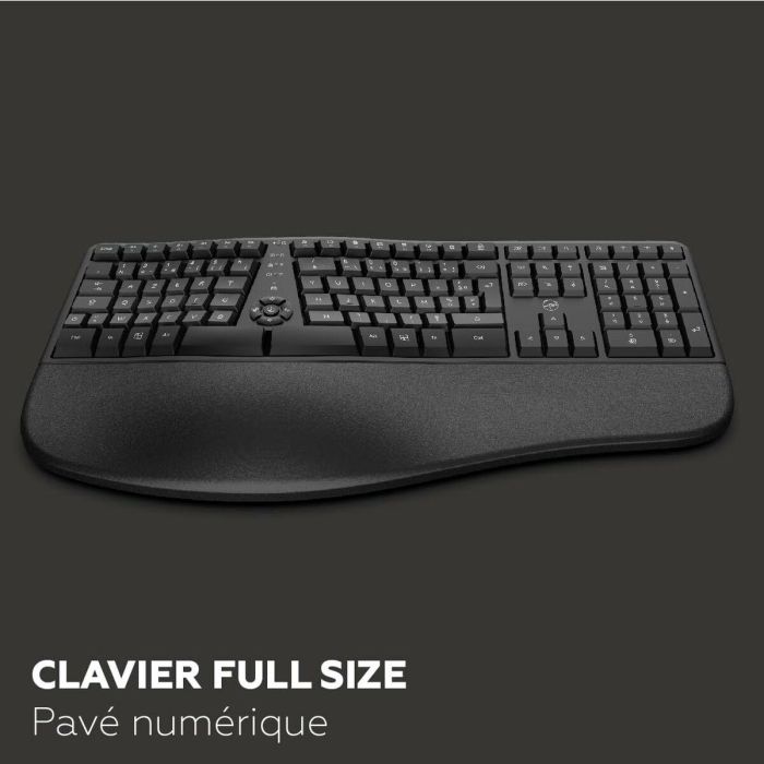 Teclado Mobility Lab Azerty Francés Negro 2 Teclado Mobility Lab Azerty Francés Negro 2