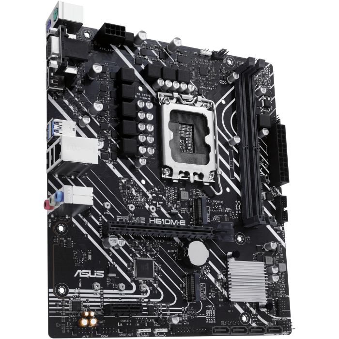 Asus Prime H610M-E-CSM 90MB1G10-M0EAYC Placa Base Micro ATX Socket LGA 1700 Intel H610 DDR5 PCIe 4.0 Dual M.2 3