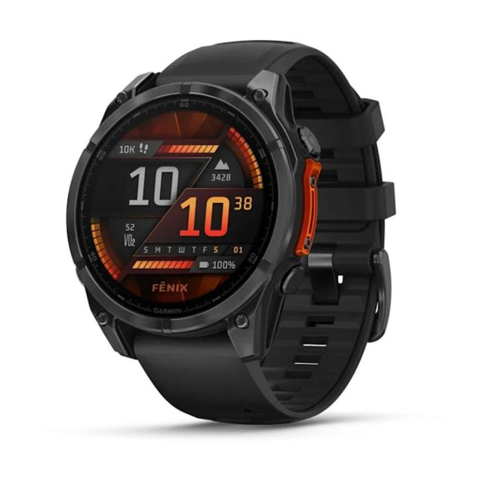Garmin Fenix 8 3,56 cm (1.4") AMOLED 47 mm Digital 454 x 454 Pixeles Pantalla táctil Negro Wifi GPS (satélite) Garmin Fenix 8 3,56 cm (1.4") AMOLED 47 mm Digital 454 x 454 Pixeles Pantalla táctil Negro Wifi GPS (satélite)