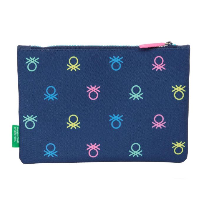 Estuche Escolar Benetton Cool Azul marino 23 x 16 x 3 cm 1 Estuche Escolar Benetton Cool Azul marino 23 x 16 x 3 cm 1
