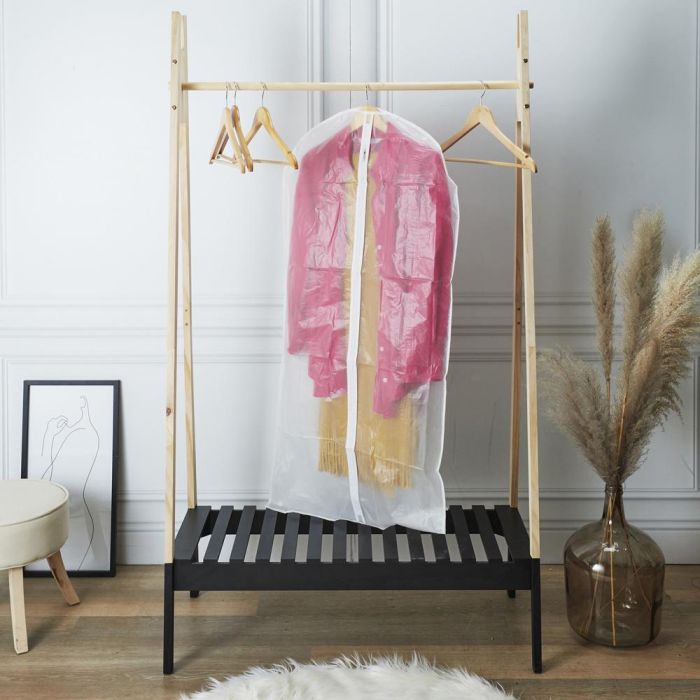 Juego De 4 Fundas Protectoras Ropa Vallee Outlet Plástico 5