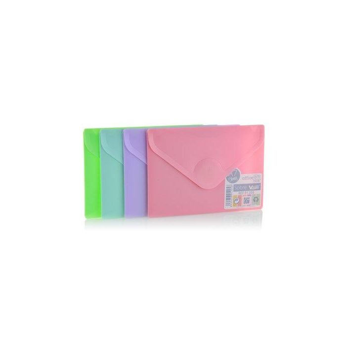 Dosier Sobre Office Box Pp V-Lock A7 Blush Surtido (4 Col.) 10 unidades