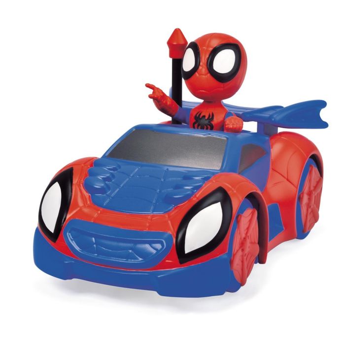 Simba 203223000 Coche RC Spidey Web Crawler 1:24 Radio Control 1 Canal con Figura Spiderman Integrada para Niños +3 años 3 Simba 203223000 Coche RC Spidey Web Crawler 1:24 Radio Control 1 Canal con Figura Spiderman Integrada para Niños +3 años 3