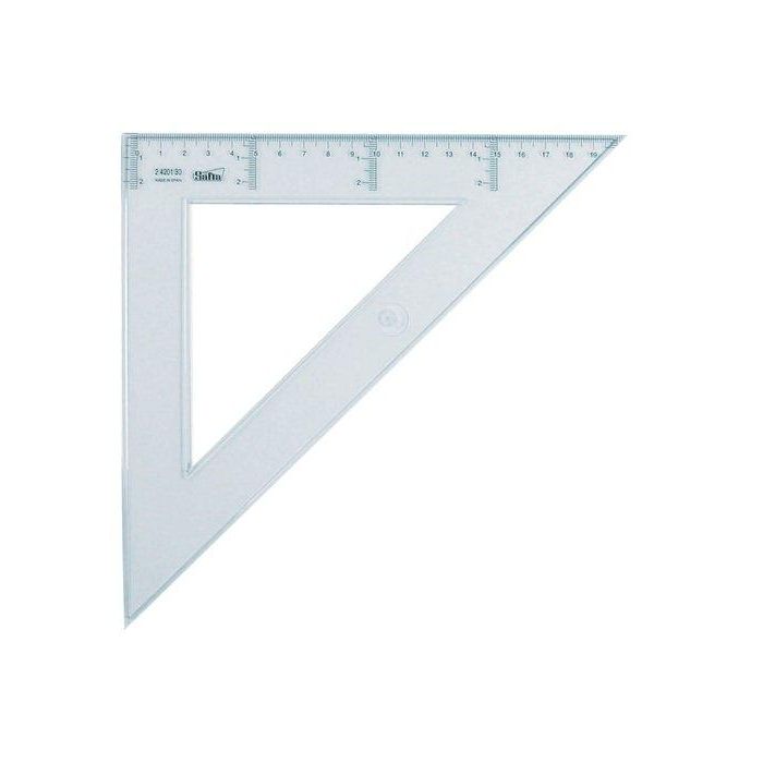 Escuadra Cristal Safta 30 Centimetros (Set de 20)