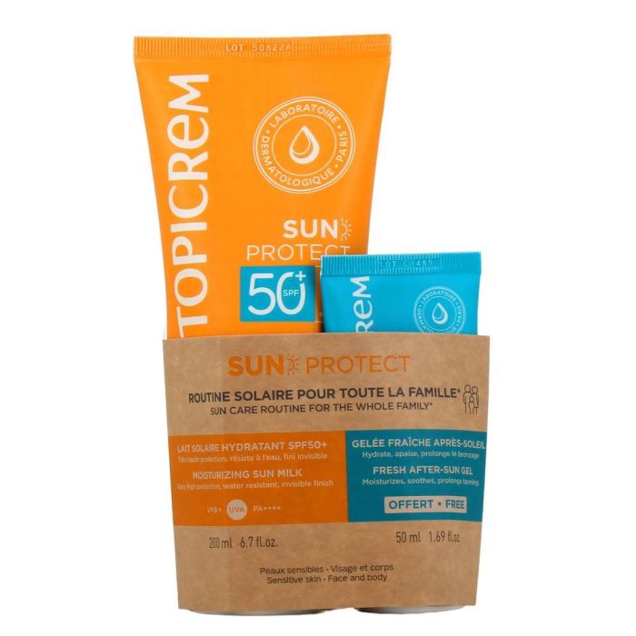Topicrem SUN PROTECT SPF50+ Protector Solar en Estuche de 2 Piezas
